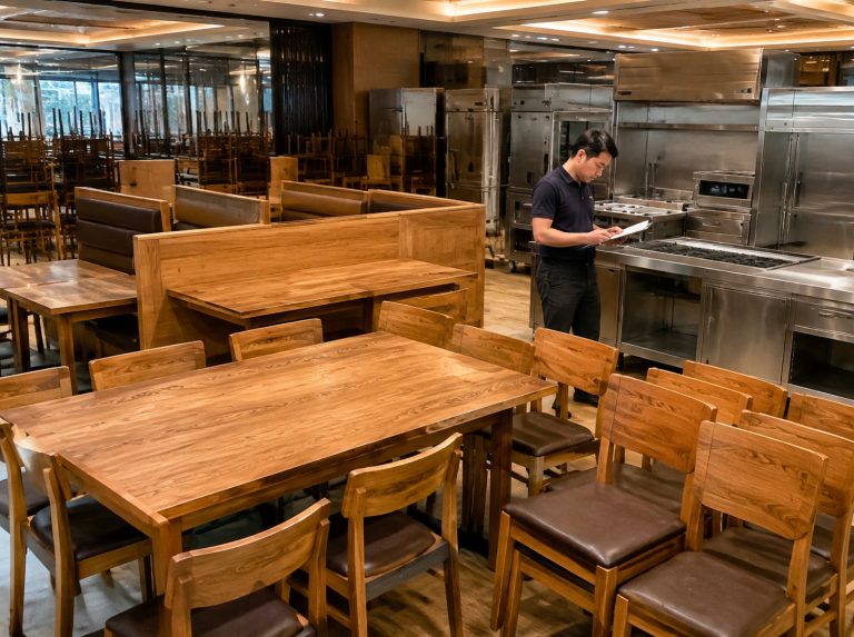 峨眉山酒店餐饮设备及实木家具回收